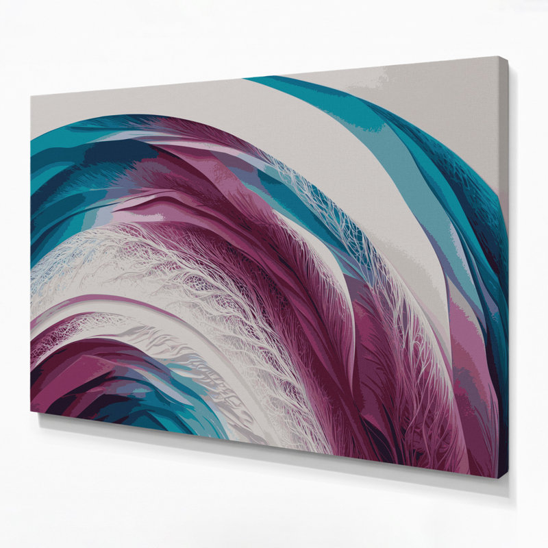 «Gradient Abstract 17», art mural sur toile beige, H 11 po x l 14 po