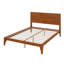 Lit plateforme en bambou, cadre de lit moderne Mid-Century avec tête de lit haute-1367200464