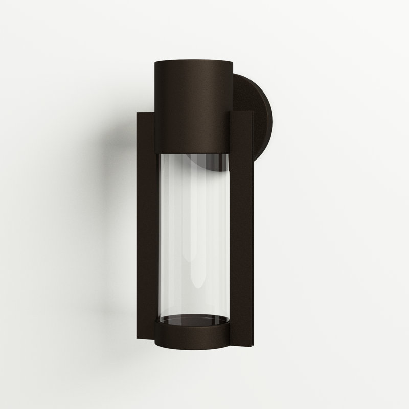 Eddy Aluminum 12'' H LED Outdoor Wall Light, Antique Bronze