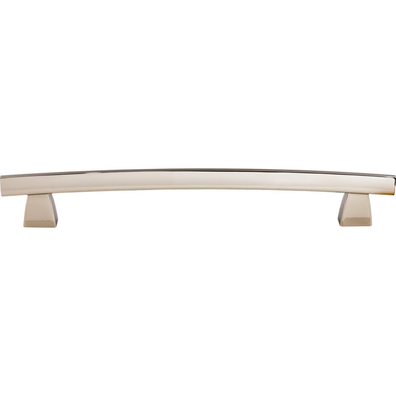 Arched 12" Center to Center Bar/Handle Pull, Polished Nickel