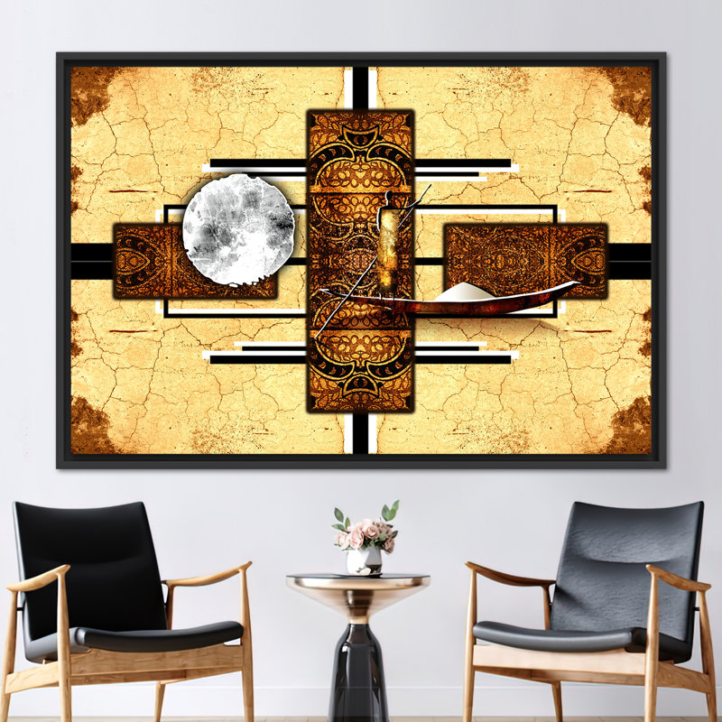 Print on Canvas, Framed Print without Mat, Black, 20 cm H x 30 cm W