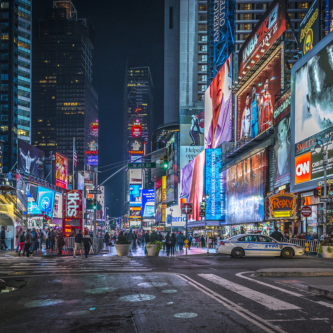 Gerahmtes Poster Time Square