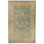 Tapis turc Oushak bleu 12 x 18