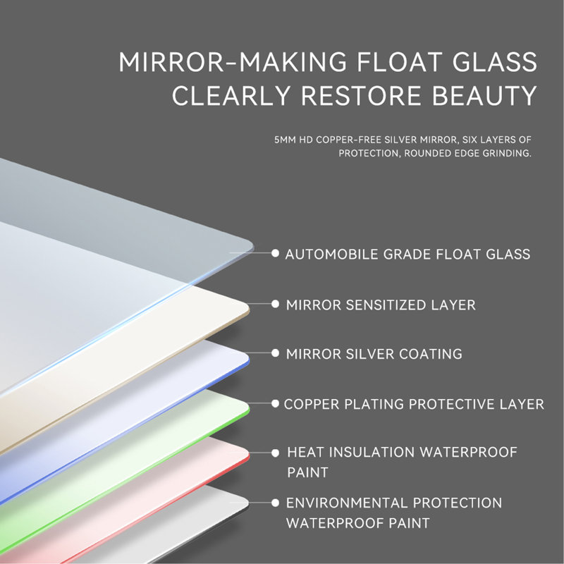 Advanced LED Bathroom Vanity Mirror With Multiple Practical Features For Ideal Bathroom Experience, 19.69" x 27.56"