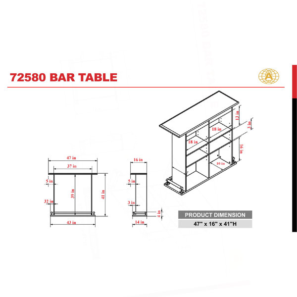 Dimensions du produit