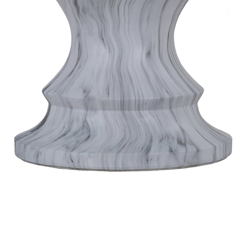 Tables de bout d'extérieur en ciment pour patio (table incluse seulement)