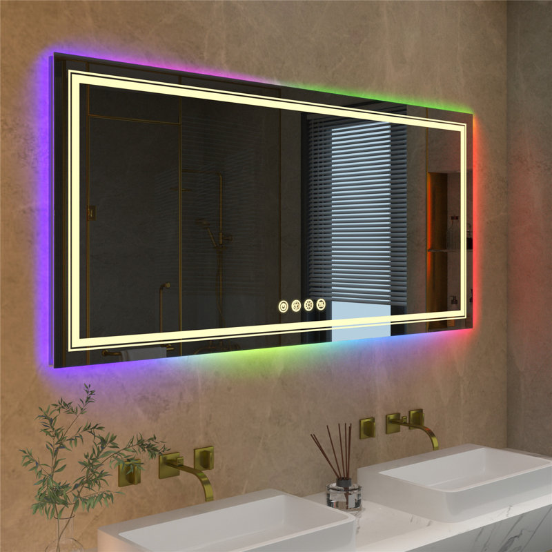 Flat Wall Mirror, 19.7" x 41.3"