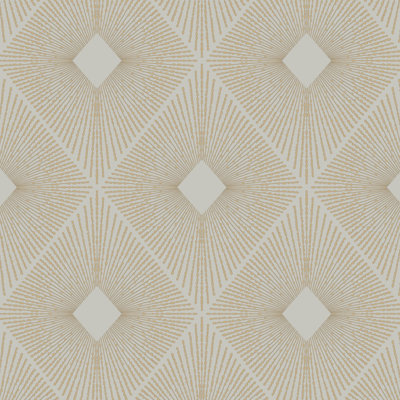 Antonina Vella Modern Metals Modern Geometric Wallpaper
