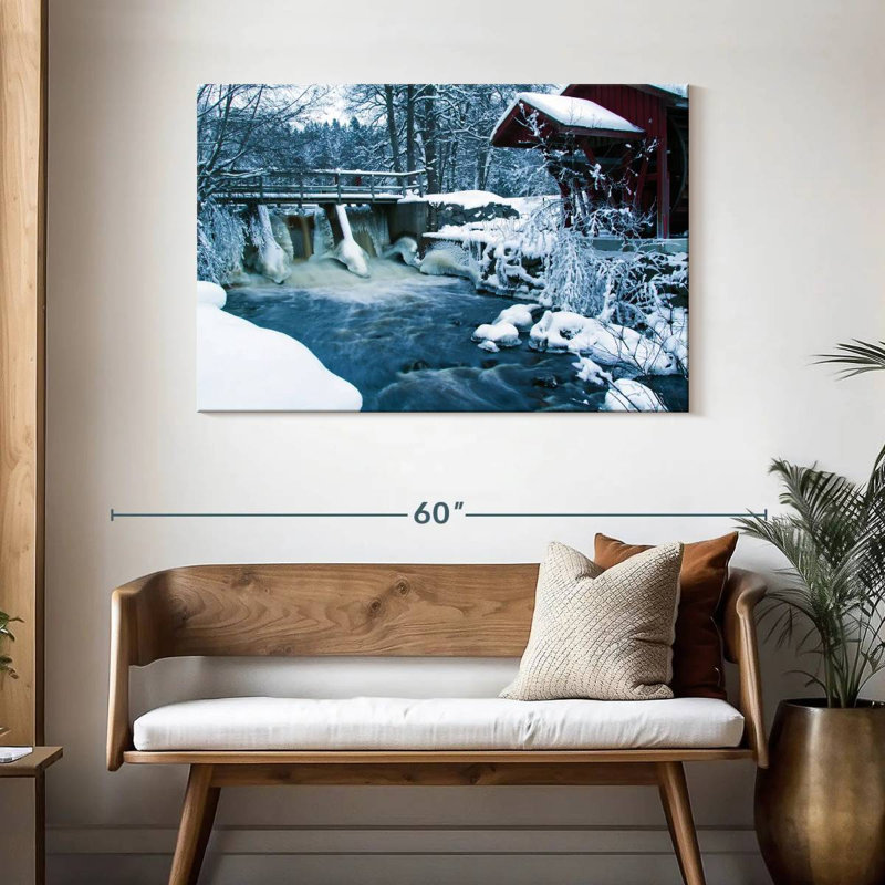 Alvord Winter River, H 30 po x l 45 po