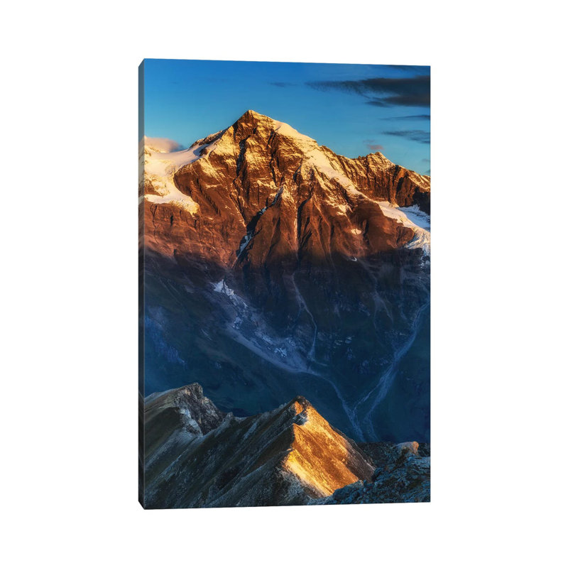 Sunrise. Alps. Austria by Mikolaj Gospodarek - Wrapped Canvas Print, 20.32 cm H x 30.48 cm W