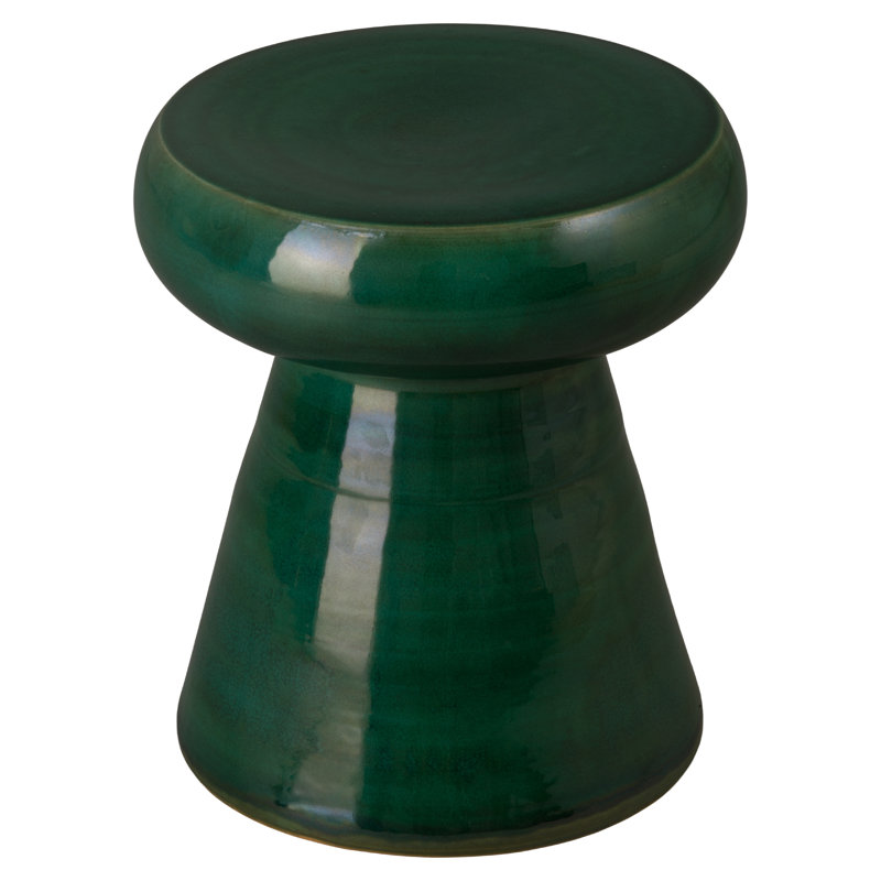 Tabouret d'appoint en céramique Abra, Vert