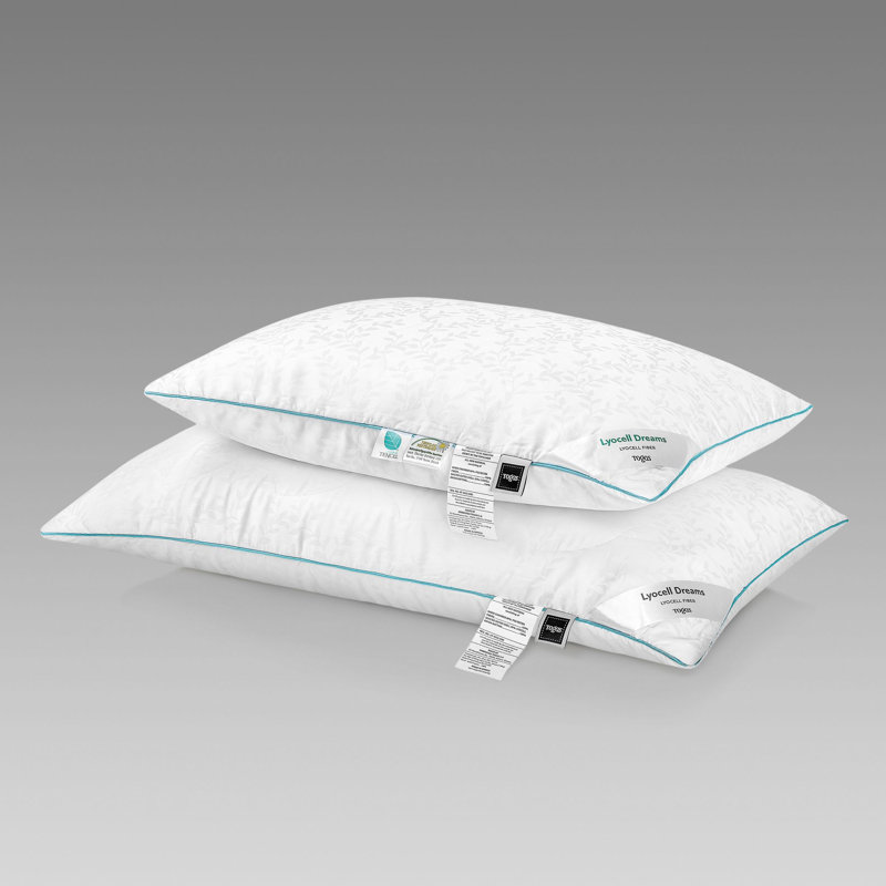 Lyocell Dreams Polyester Medium Pillow, King