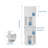 Spinks 360° Rotating Bookshelf, 4 Tiers Corner Shelf, Rotating Bookcase For Bedroom, Living Room