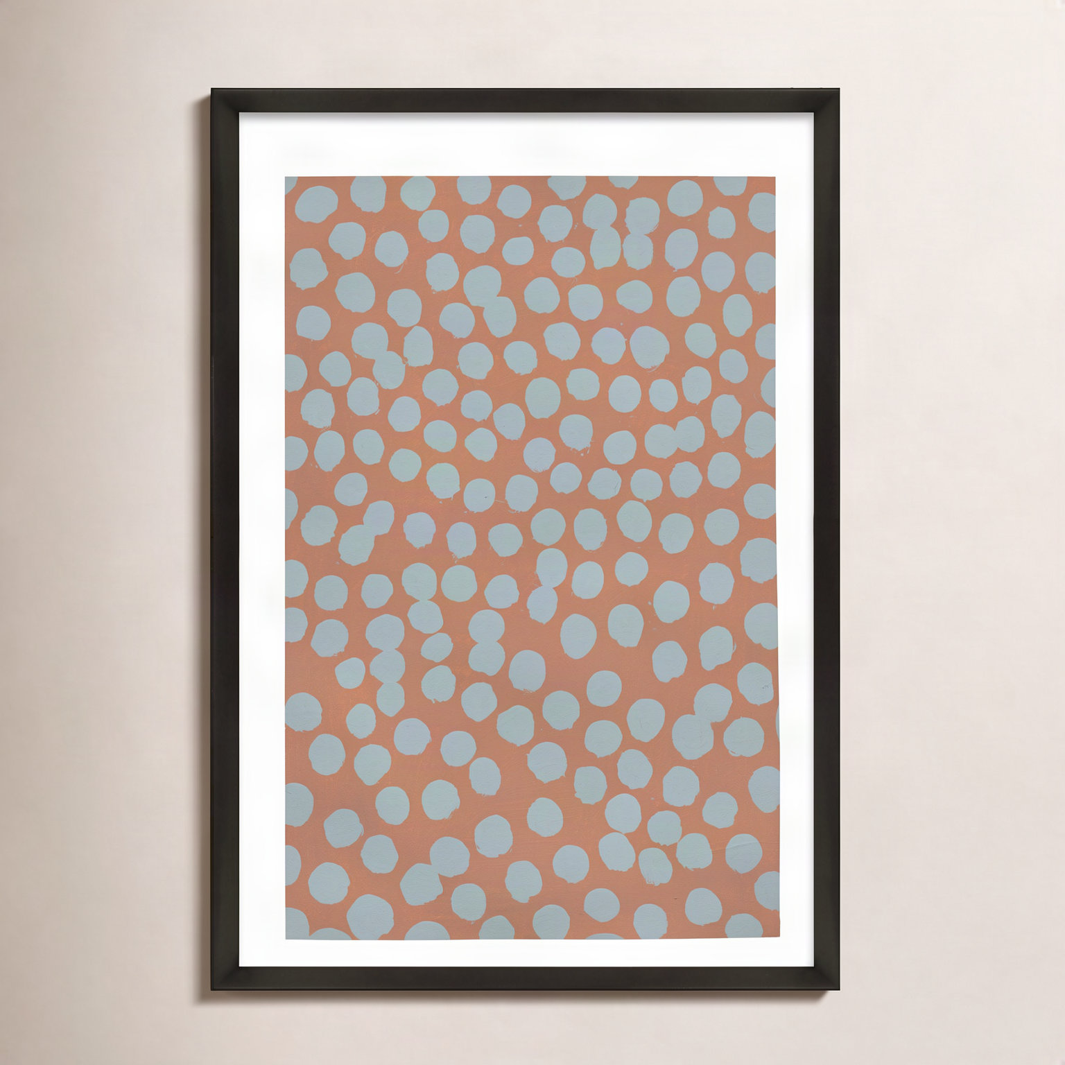 Terra Cotta by Michela Sorrentino, 30" H x 21" W x 1.25" D, Black