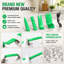 Ensemble de 5 outils de démontage de garniture en plastique pour panneaux intérieurs, attaches de tableau de bord et attaches