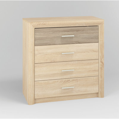 Skelton 92 cm W Chest of 4 Drawers