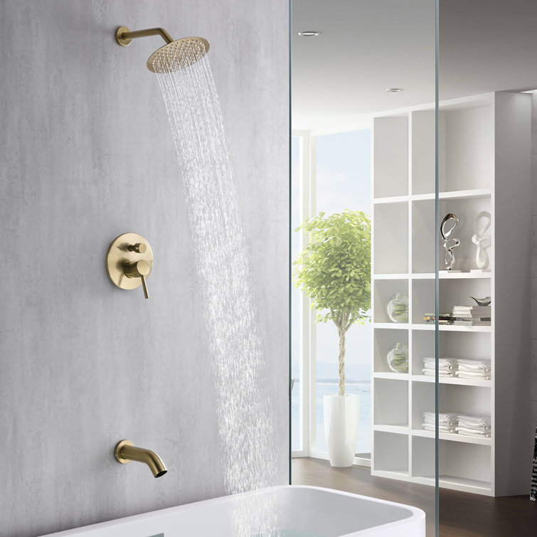 Dual Function Concealed Mixer Showers with Rough in-Valve