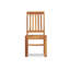 Nature Brown 45cm H Solid Wood Side Chair in Brown