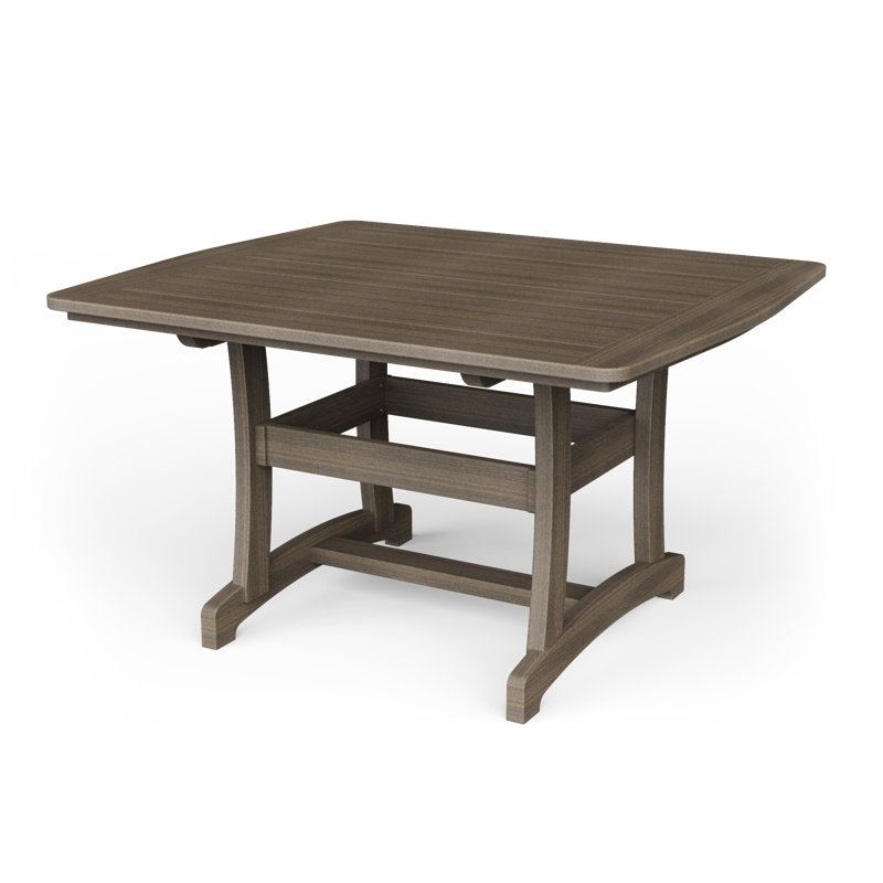 Table de salle à manger Stella, H 30 po x l 53 po x P 45 po, Gris côtier