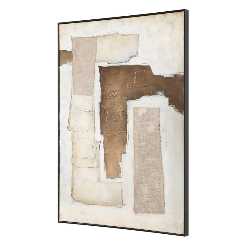 Toile peinte à la main «Uttermost Interférence»