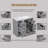 Nevzeta 36'' Single Bathroom Vanity with Ceramic Top-1187020066