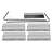 Metal Free Standing Magazine Rack