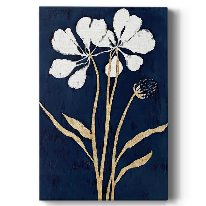 Toile tendue à motif floral CLIX Gallery - prête à être accrochée, H 36 po x l 24 po