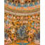 Grosse mandala de pancha (Thangka sans brocart)
