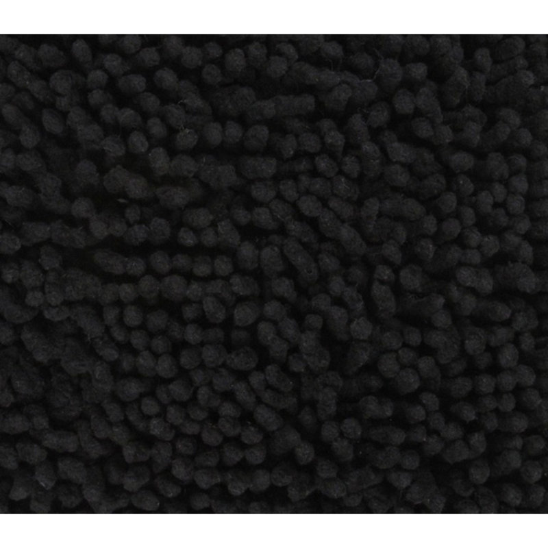 Daysha Shag 100% Cotton Throw Pillow, Black