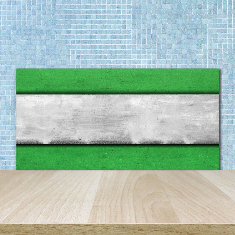 Meadview 50cm W x 100cm L Glass Peel and Stick Panel