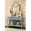 Two Drawer Console with Decorative Back Rattan-784293374