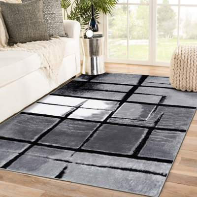 Tapis gris Alayssa