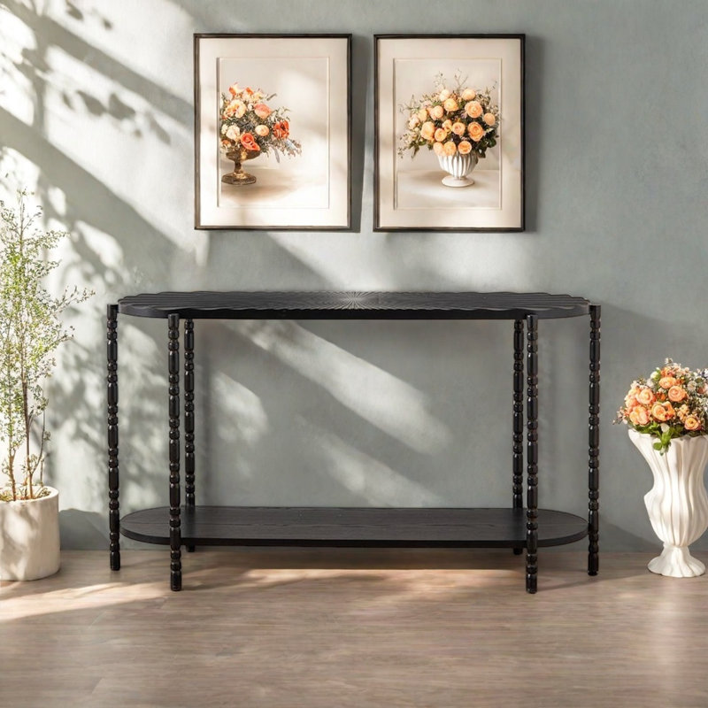 Retro Minimalist Console Table