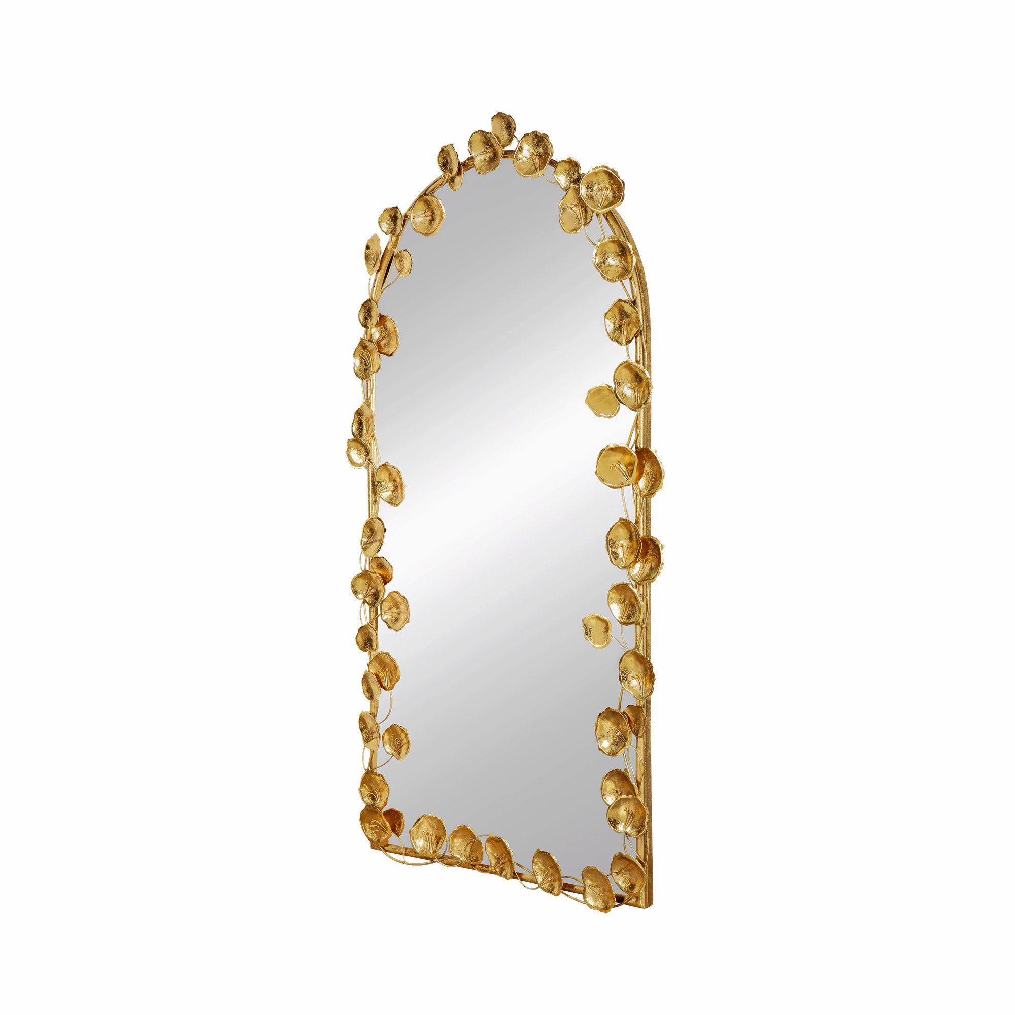 House of Hampton® Herlein Metal Arch/Crowned Top Wall Mirror Wayfair
