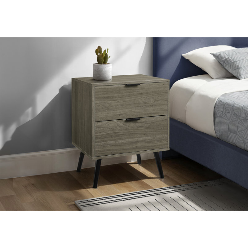 Table d'appoint, chambre à coucher, table de bout, Gris