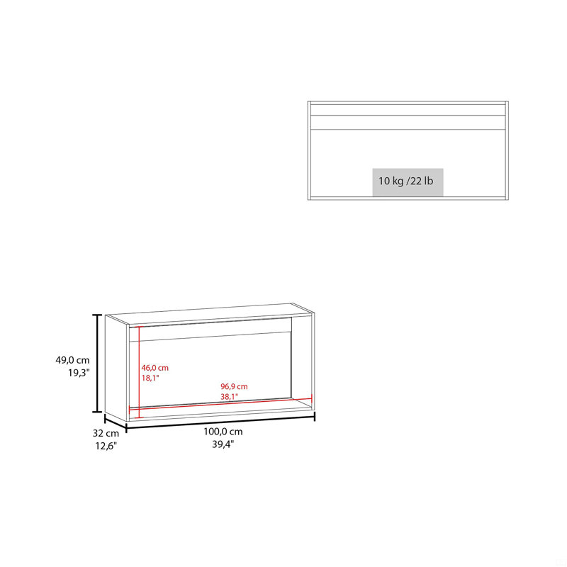 2-Door Wall Cabinet