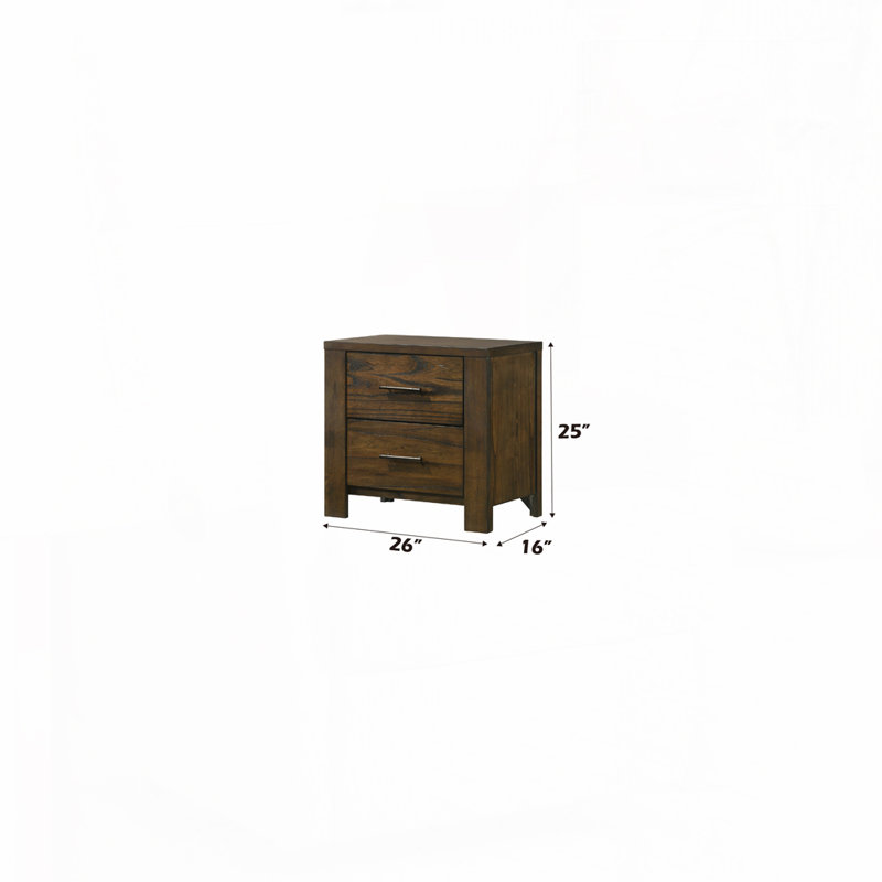 Table de chevet en chêne