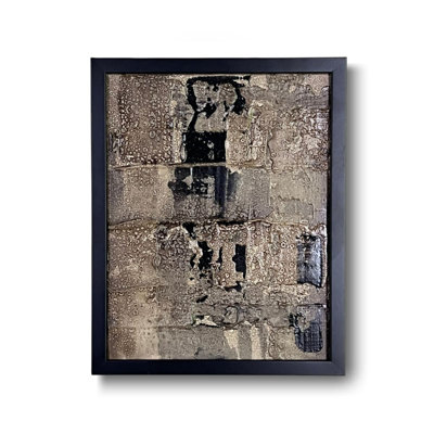 Basalt No. 1 - Original Mixed-Media Abstract Painting by J. Kent Martin