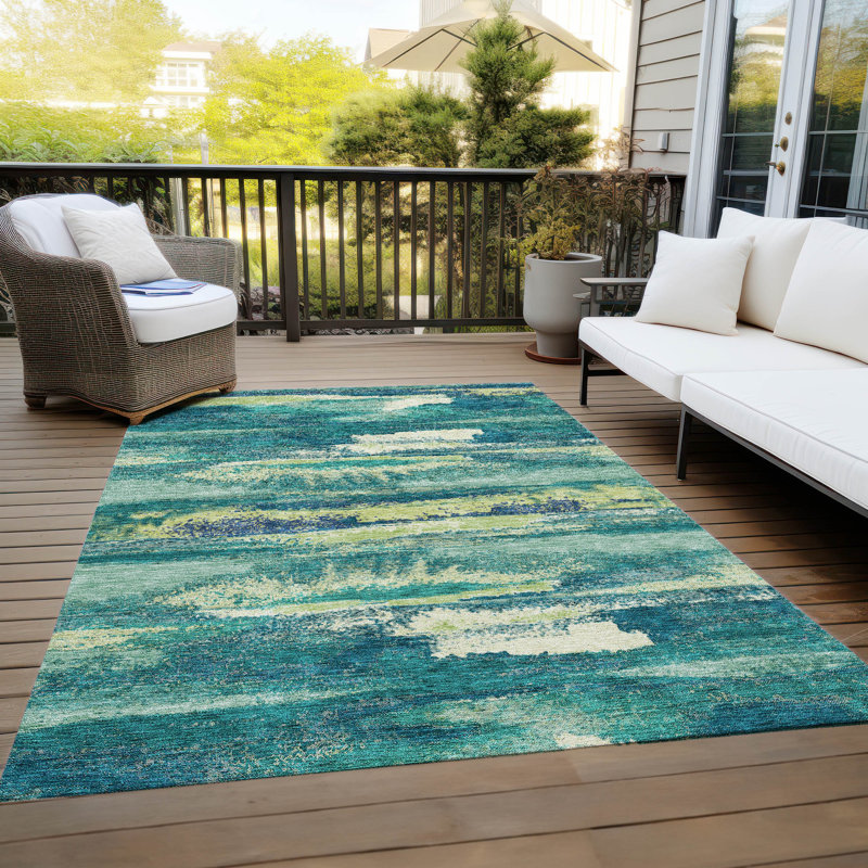 Tapis rectangulaire Aleighna avec envers antidérapant, Rectangle 2 pi 6 po x 3 pi 10 po