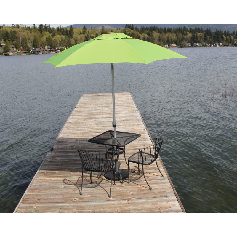 Parasol de marché en aluminium 8,5 pi, Lime