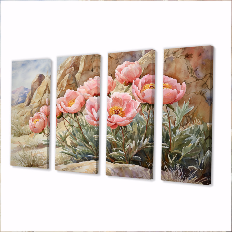 Kelleher - Art mural - Ensemble de décoration Wal, 4, H 28 po x l 48 po