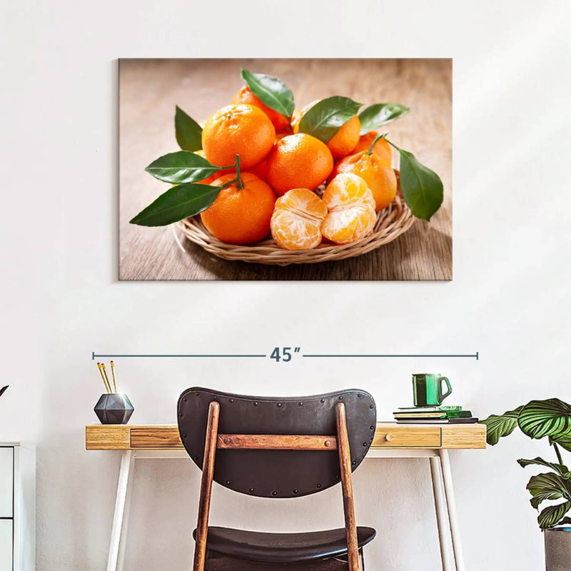 Yarlin Served Mandarin Oranges, 26" H x 39" W