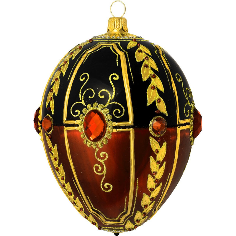 Glitterazzi Black Russian Jeweled Egg