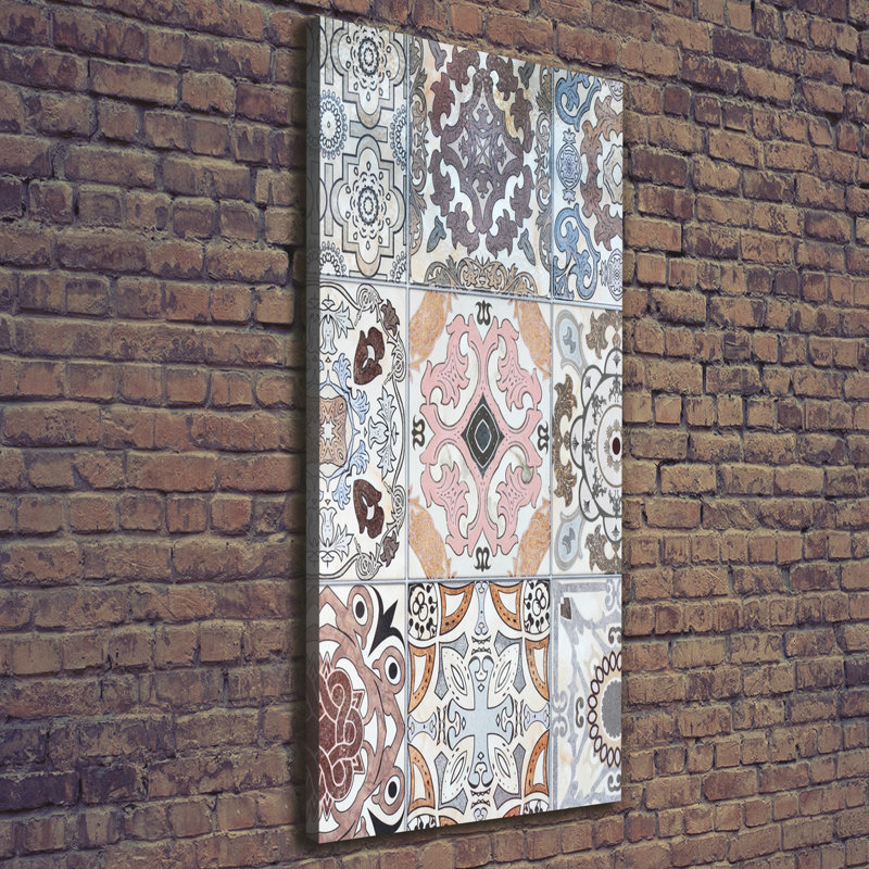 Ceramic Tiles - Wrapped Canvas Print