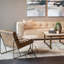 Glacier 18" Accent Table with Capri Beige Marble