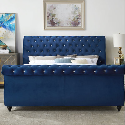 Matos Upholstered Sleigh Bed
