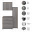 Ensemble de rangement pour buanderie 3 pièces-72736146
