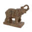 ELEPHANT BOOKENDS 23cm Carved Wood Effect