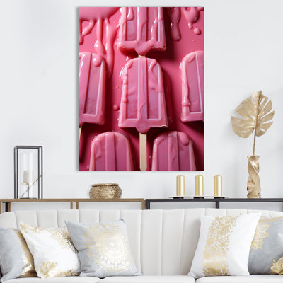 " Popart Pink Playful Popsicles "