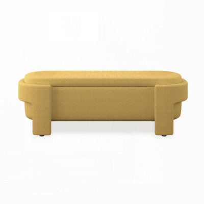 Chenille Upholstered Bench With Large Storage Space For The Living Room, Entryway And Bedroom , (51.5''X20.5''X17'')